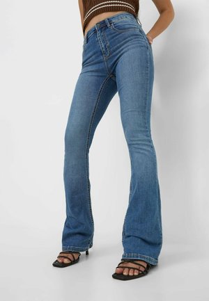 Flared Jeans - light-blue denim