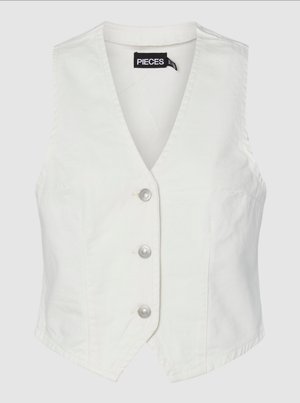 Pieces, PCSKY VEST - Γιλέκο - cloud dancer