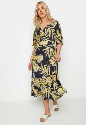 LEAF SLEEVE - Jerseykjole - navy