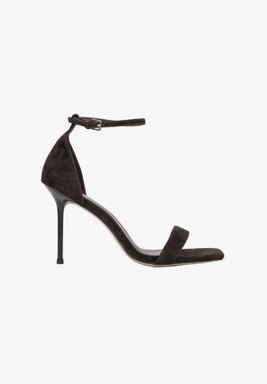 ESTRO, Sandale cu toc - dark brown