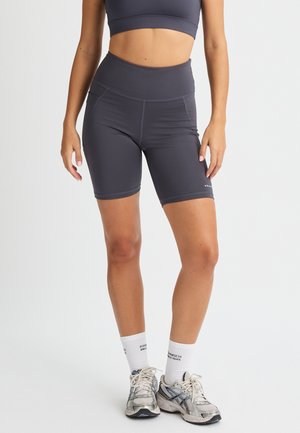 Röhnisch FLATTERING HIGH WAIST - Leggings - dk grey plum