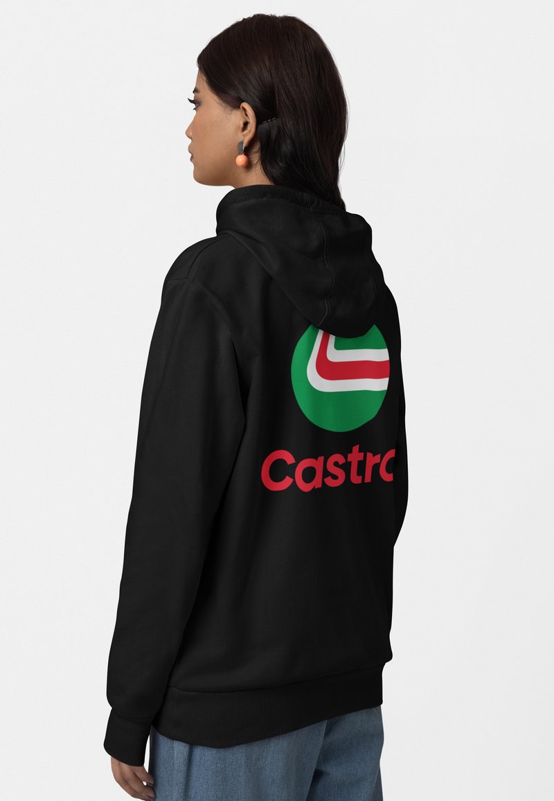 Henry Tiger CASTROL STACK - Jersey con capucha - black