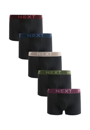 Next, 5 PACK - Boxerky - black bright red  blue marl waistbands