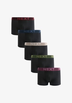 Next, 5 PACK - Boxerky - black bright red blue marl waistbands