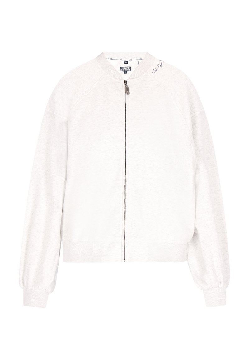 dreimaster Sweater met rits wit