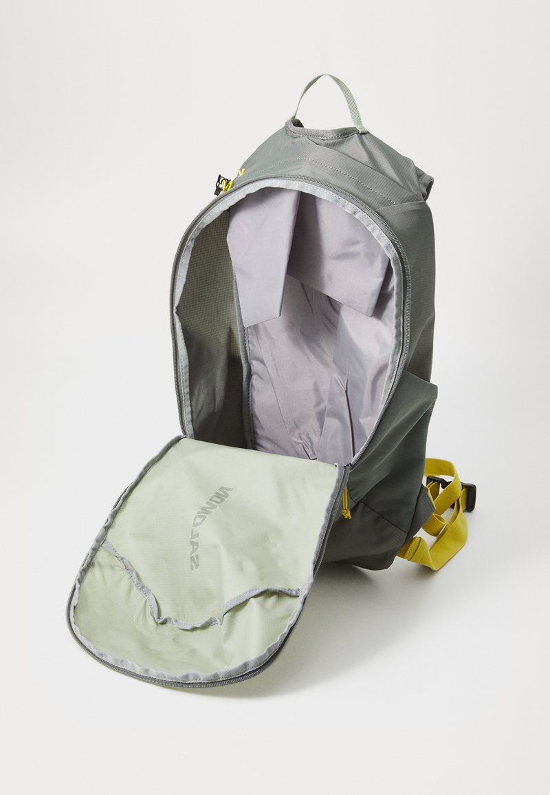 Gray Backpack with Yellow Accents Stylish MZ Wallace Gray Backpack with yellow Accents main image 4