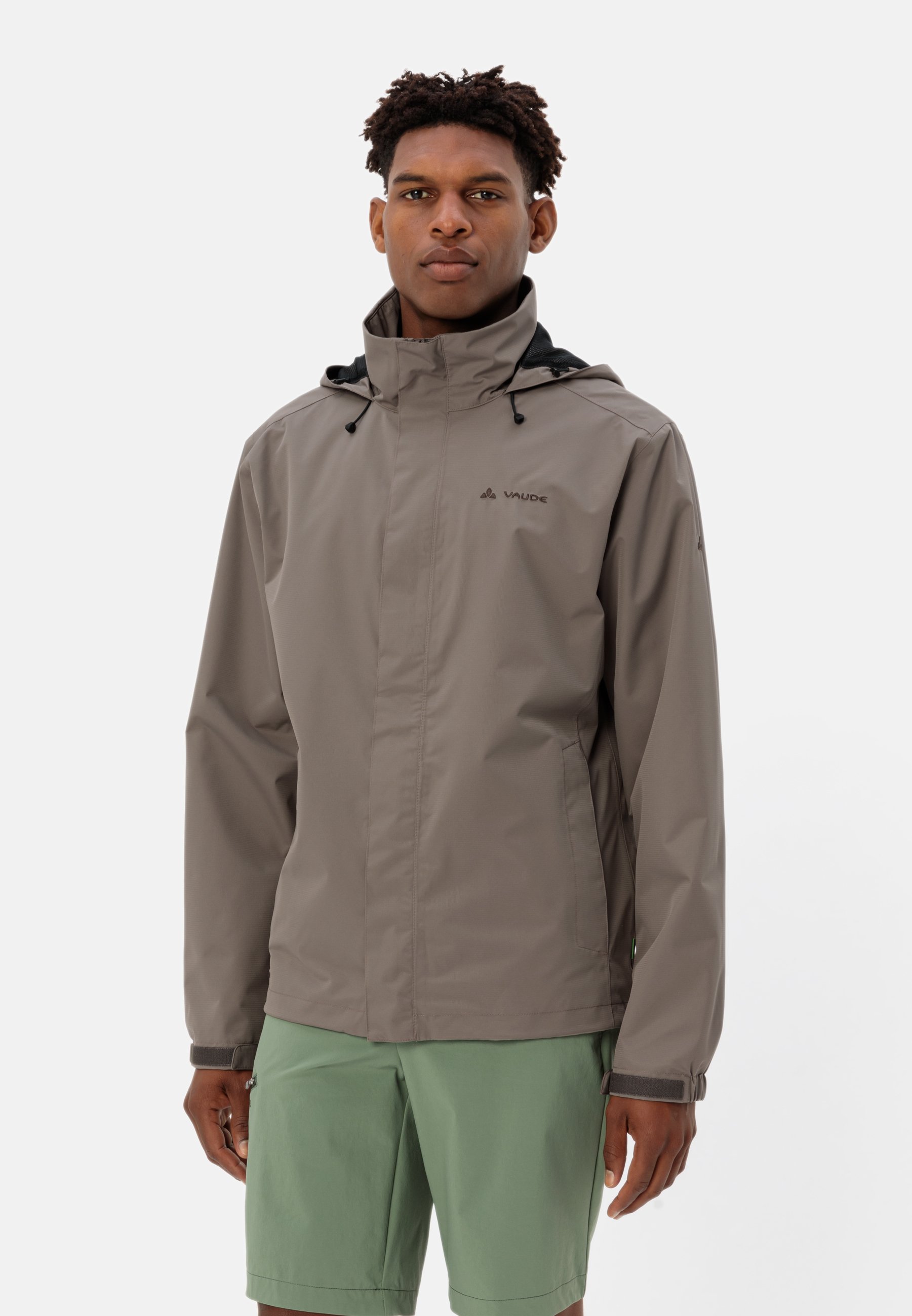 Giacca Impermeabile VAUDE Unisex, Leggera, Traspirante, Con Cappuccio Ripiegabile, Per Escursioni E Outdoor