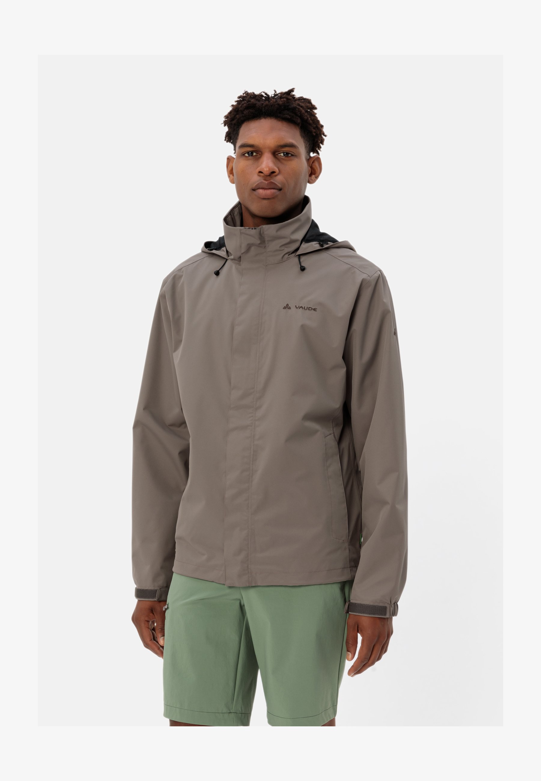 Giacca Impermeabile VAUDE Unisex, Leggera, Traspirante, Con Cappuccio Ripiegabile, Per Escursioni E Outdoor