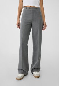 Stradivarius Broek - dark grey