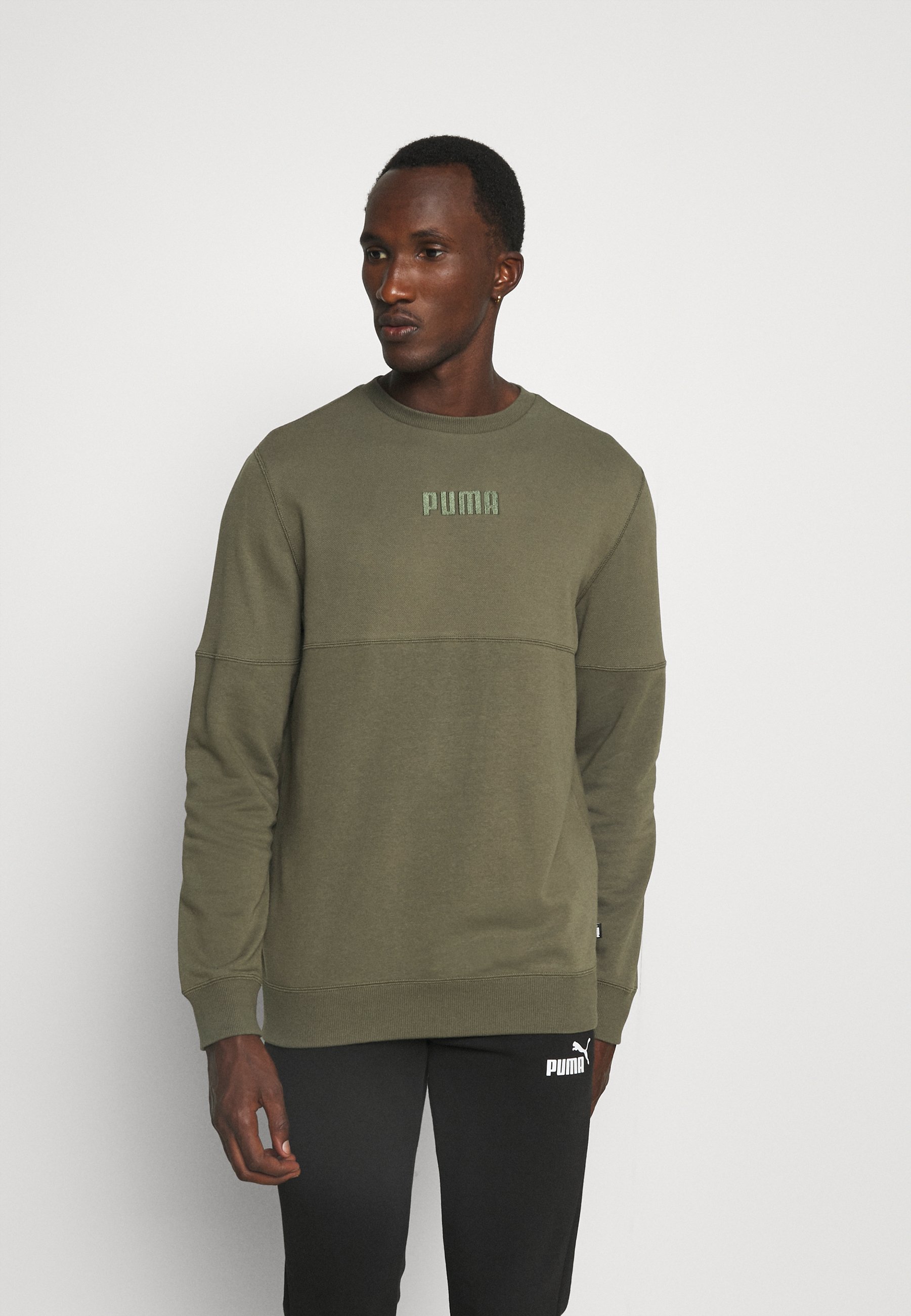 puma khaki sweatshirt