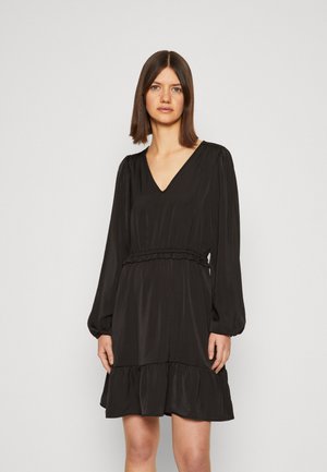 Vero Moda VMKATRINE V NECK SHORT DRESS - Dnevna haljina - black