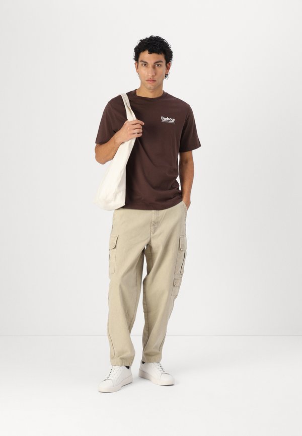 THORNLEY RELAXED FIT GRAPHIC  - Print T-shirt - bitter chocolate2