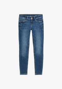 Unselected, used mid stone blue denim