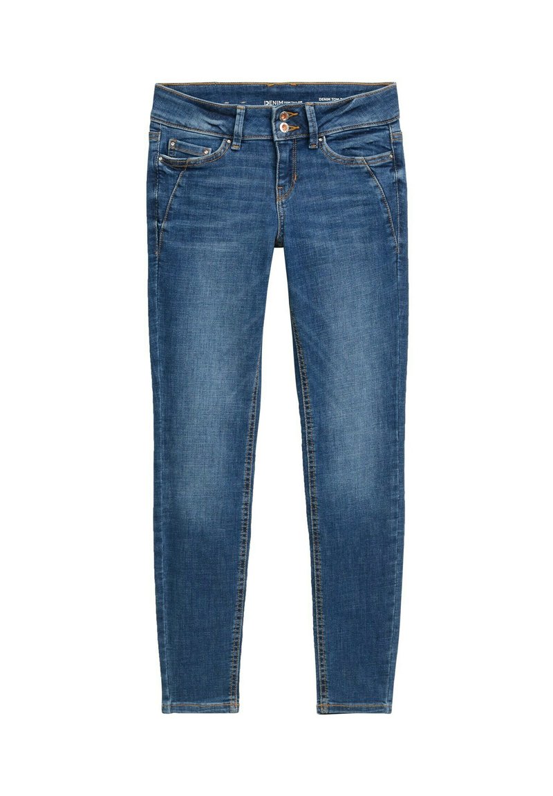 Tom Tailor Denim Jeans Skinny Fit blauw denim/bluedenim Tom Tailor Denim Jeans Skinny Fit blauw denim/bluedenim