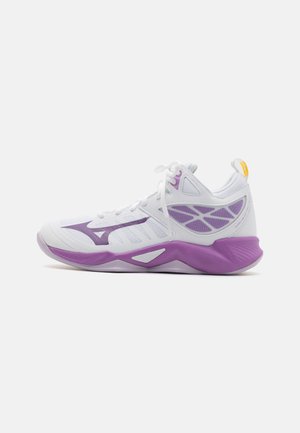 WAVE DIMENSION MID - Zapatillas de voleibol - white/patrician