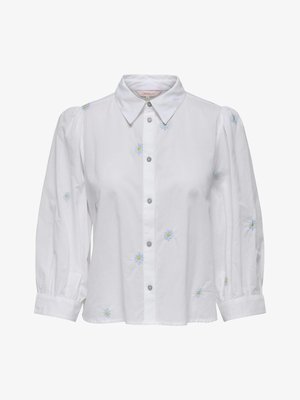 ONLY ONLCANDY CROPPED SHIRT - Skjortebluse - white