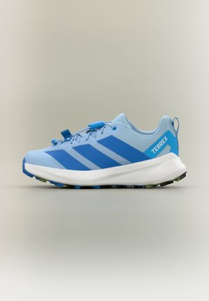 AGRAVIC UNISEX - Trail running shoes - glow blue/ray blue/tent green