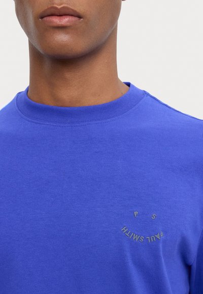 PS Paul Smith HAPPY REGULAR FIT - Lihtne T-särk - blues