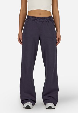 ANNI WIDE PANTS - Pantalon de survêtement - washed indigo/blue gum