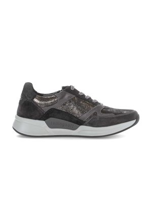 SNEAKER LOW - Sneakers laag - schw silb dkgrau k