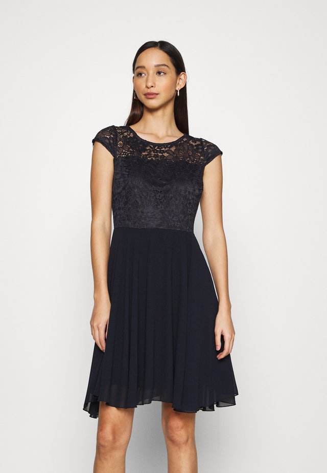 PEYTON SKATER DRESS - Cocktailkleid/festliches Kleid - navy
