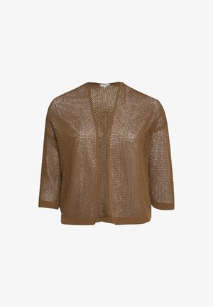 s.Oliver, STRICKJACKE - Cardigan - dunkelbraun