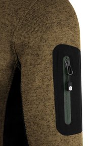 normani Outdoor Sports OUTDOOR ÜBERGANGS STRICKJACKE MIT SEITENTASCHEN - Fleecejacke - beige