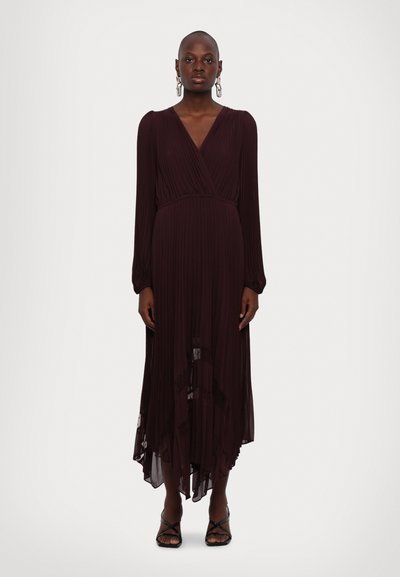 The Kooples ROBE - Maxi dress - burgundy