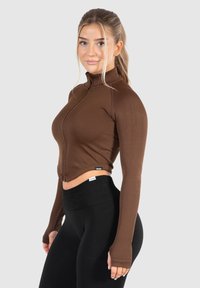 Smilodox SERINA - Sportovní bunda - braun