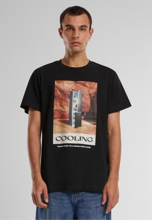 Print T-shirt - black
