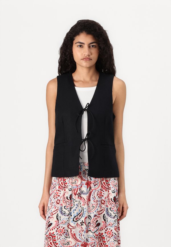 SUMMER WAISTCOAT - Blazer - meteorite