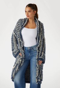 Guess FRANSEN UND PATCHWORK - Cardigan - mehrfarbig grundton blau