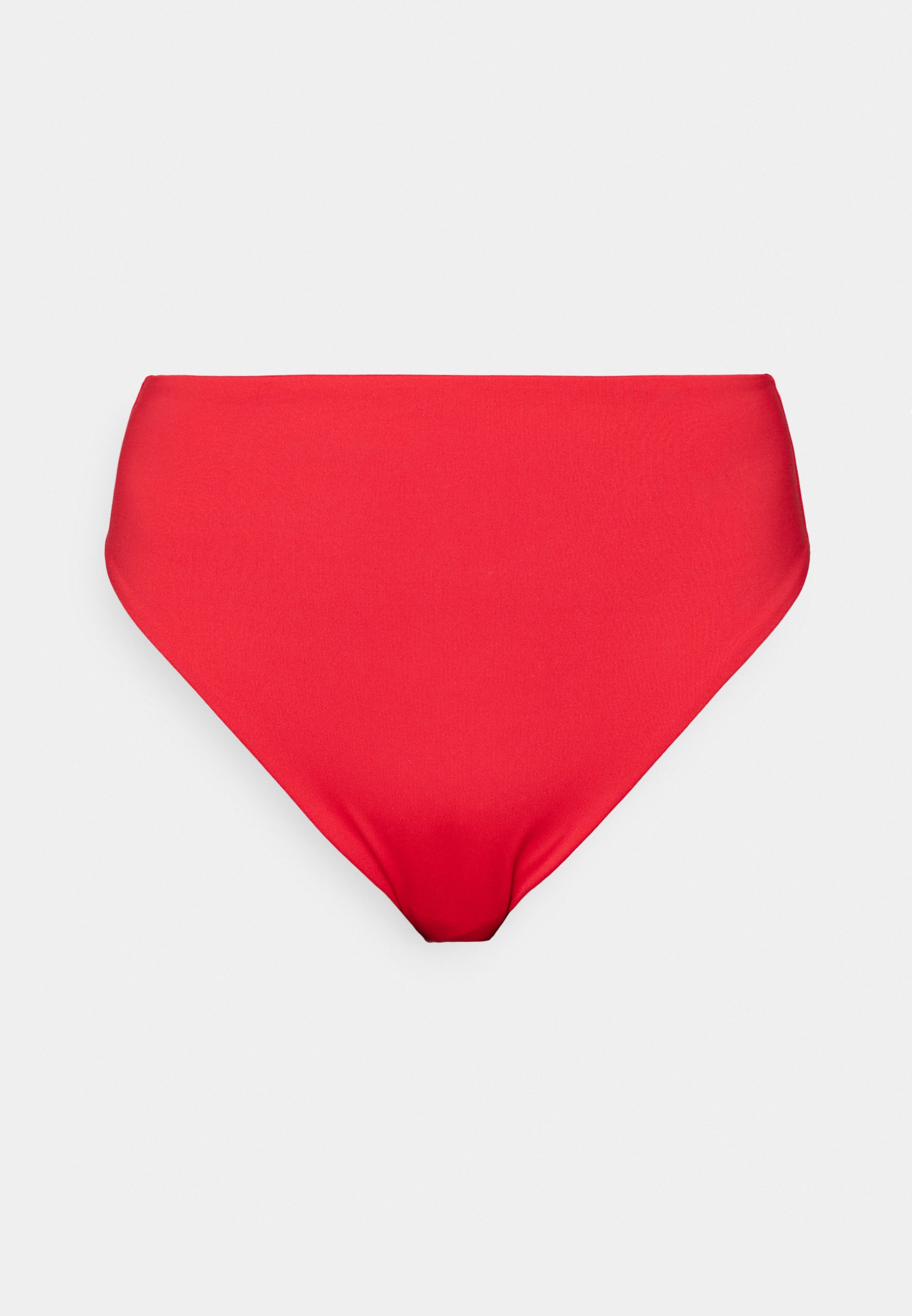 Red high waist bikini bottom