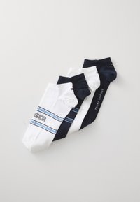 Unselected, white/navy