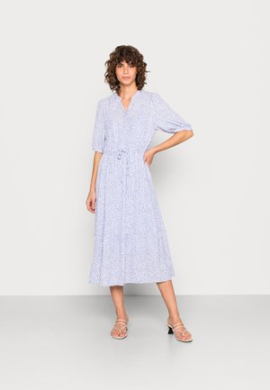 CLOVER DRESS - Denní šaty - light blue/off white