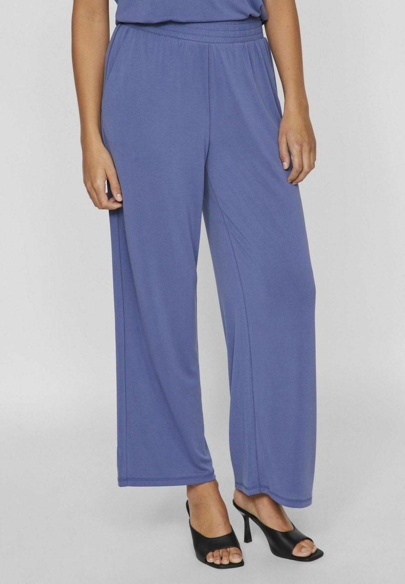 VILA HIGH WAIST - Püksid - bijou blue