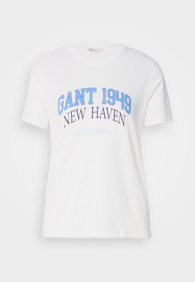 Gant T-shirt print crème