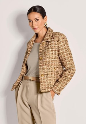 Blazer - beige   tobacco brown   multicolor