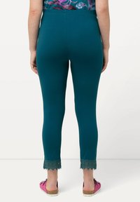 Ulla Popken 7/8 - Legíny - kalhoty  - teal