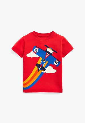 SHORT SLEEVE CHARACTER - Triko s potiskem - red