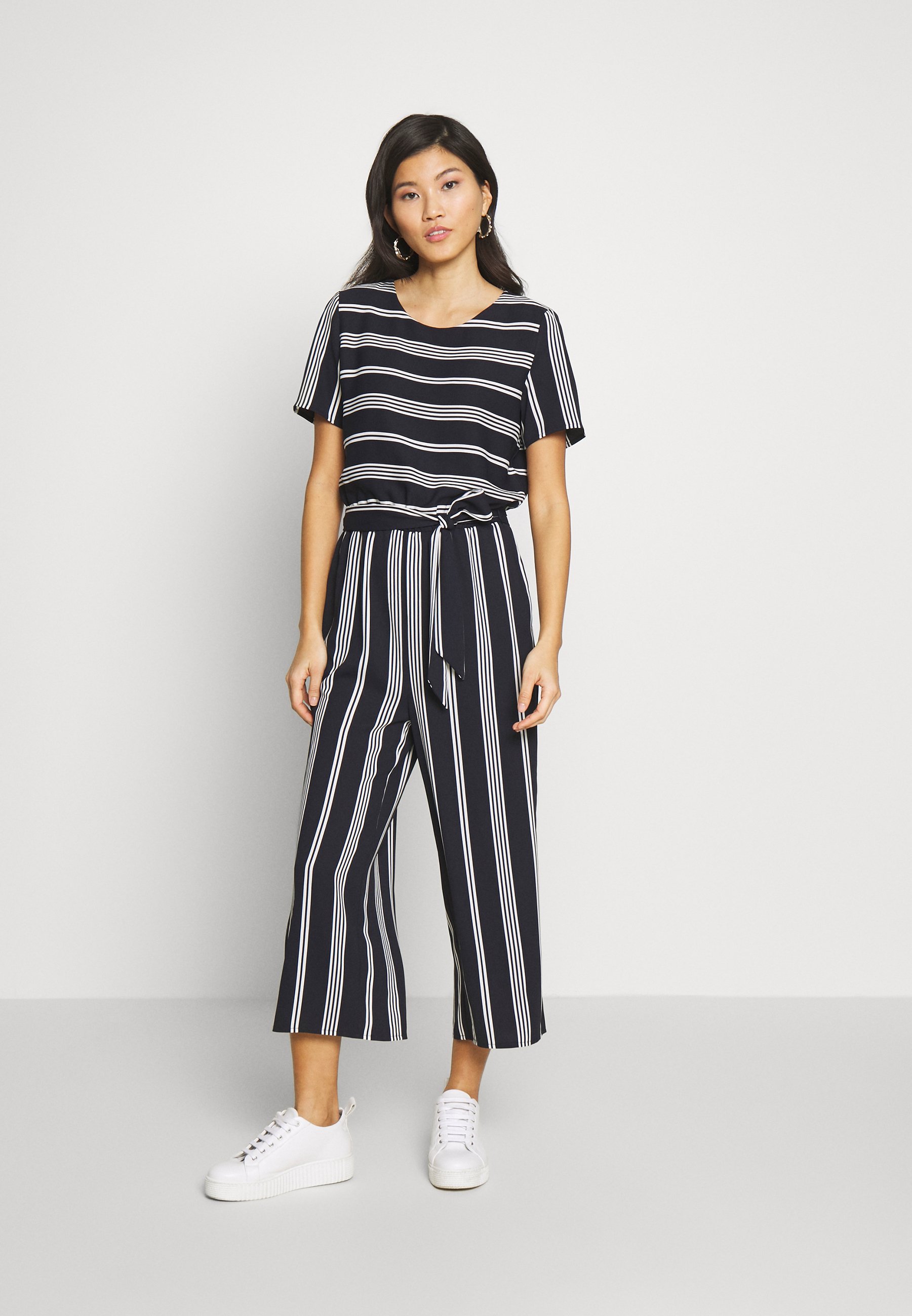 Esprit Collection New Drape Light Jumpsuit Navy Dunkelblau Zalando De 