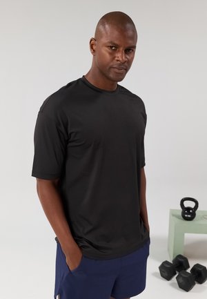 Pier One Sport Basic T-shirt - black