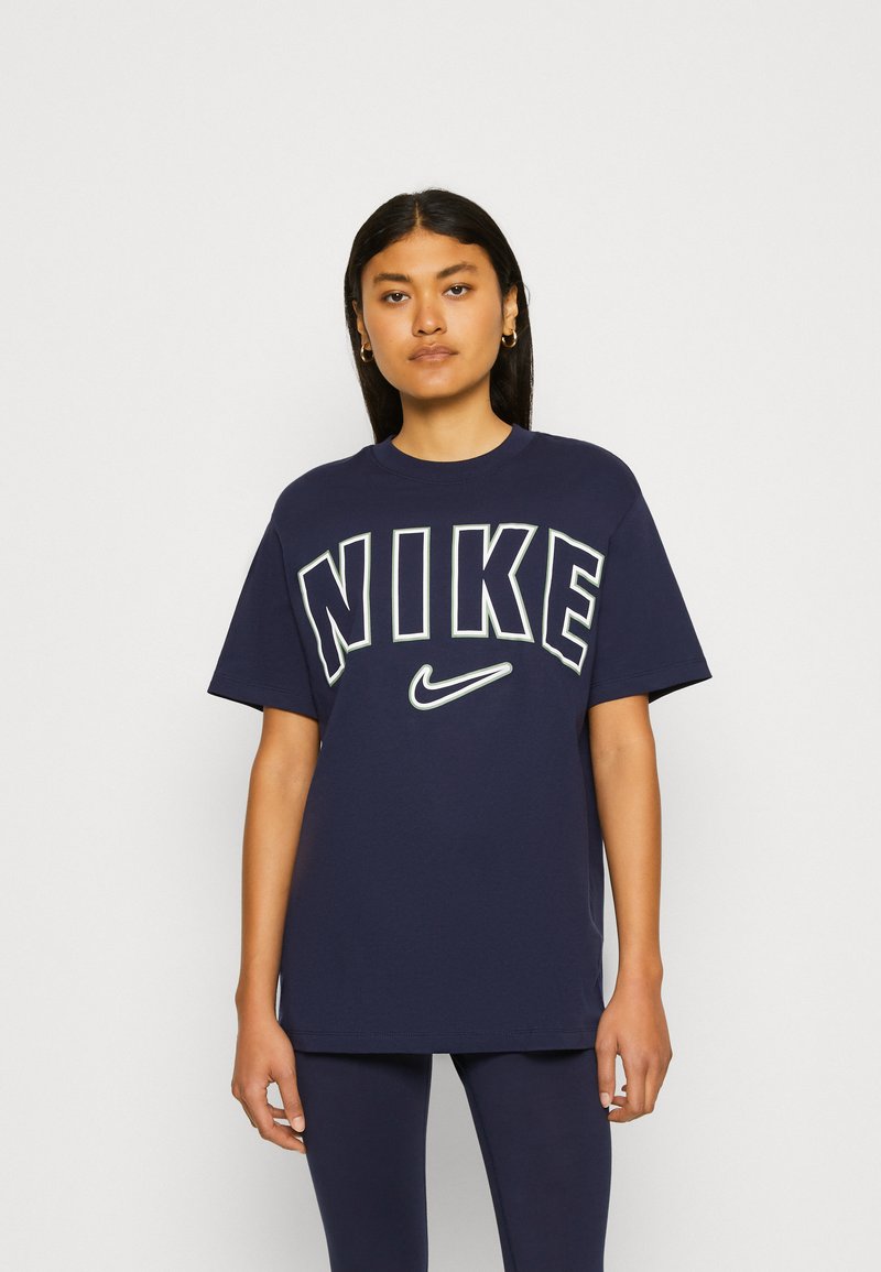 Nike Sportswear TEE TShirt print obsidian/dunkelblau Zalando.at