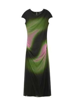 Desigual, SHORT-SLEEVE KNIT DRESS - Strickkleid - black