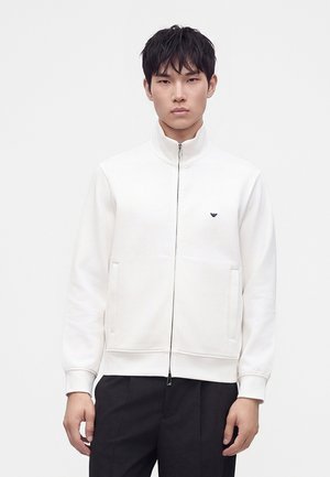 Emporio Armani, Mikina so zipsom - snow white