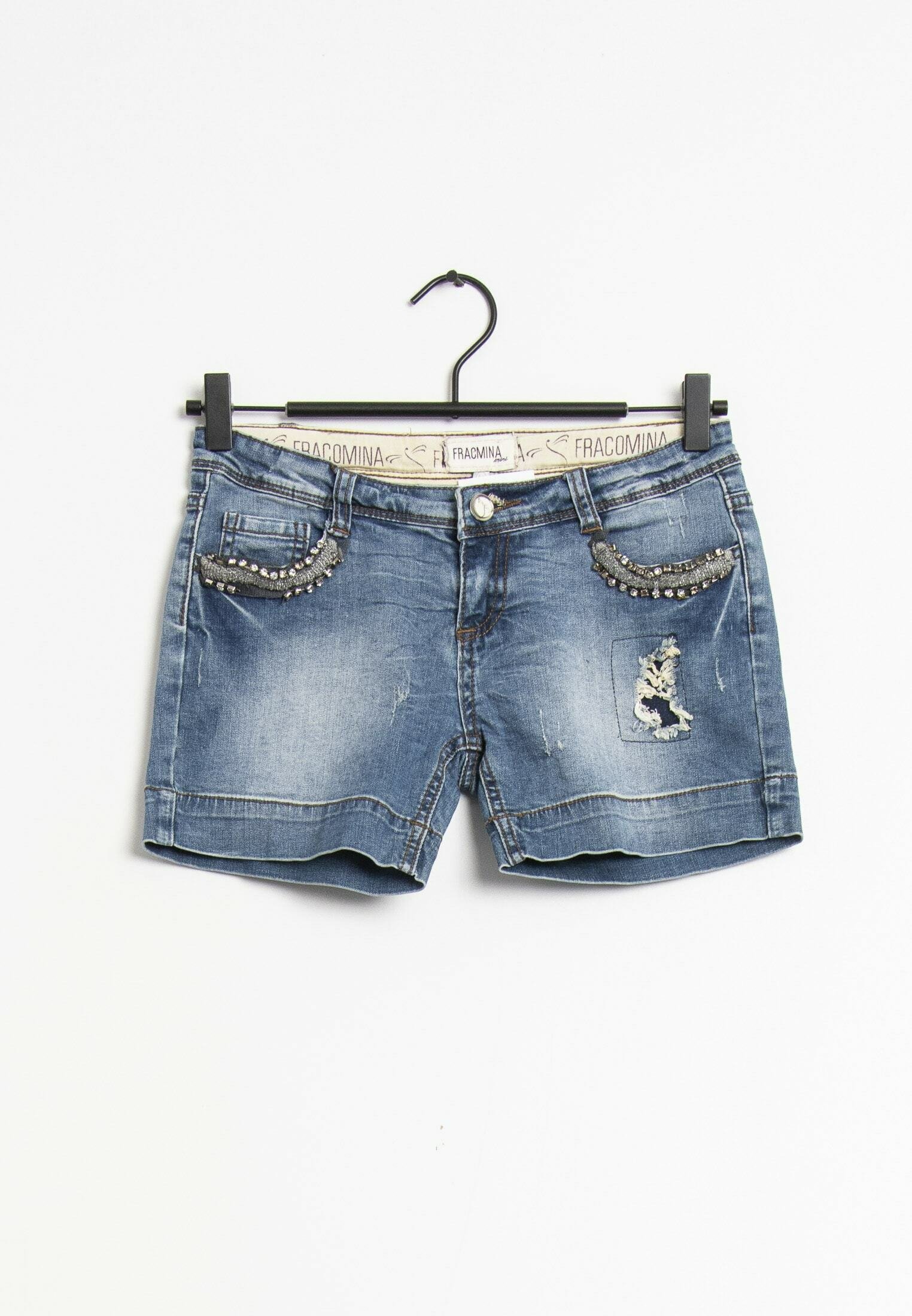 Fracomina Denim shorts - blue - Zalando.ie