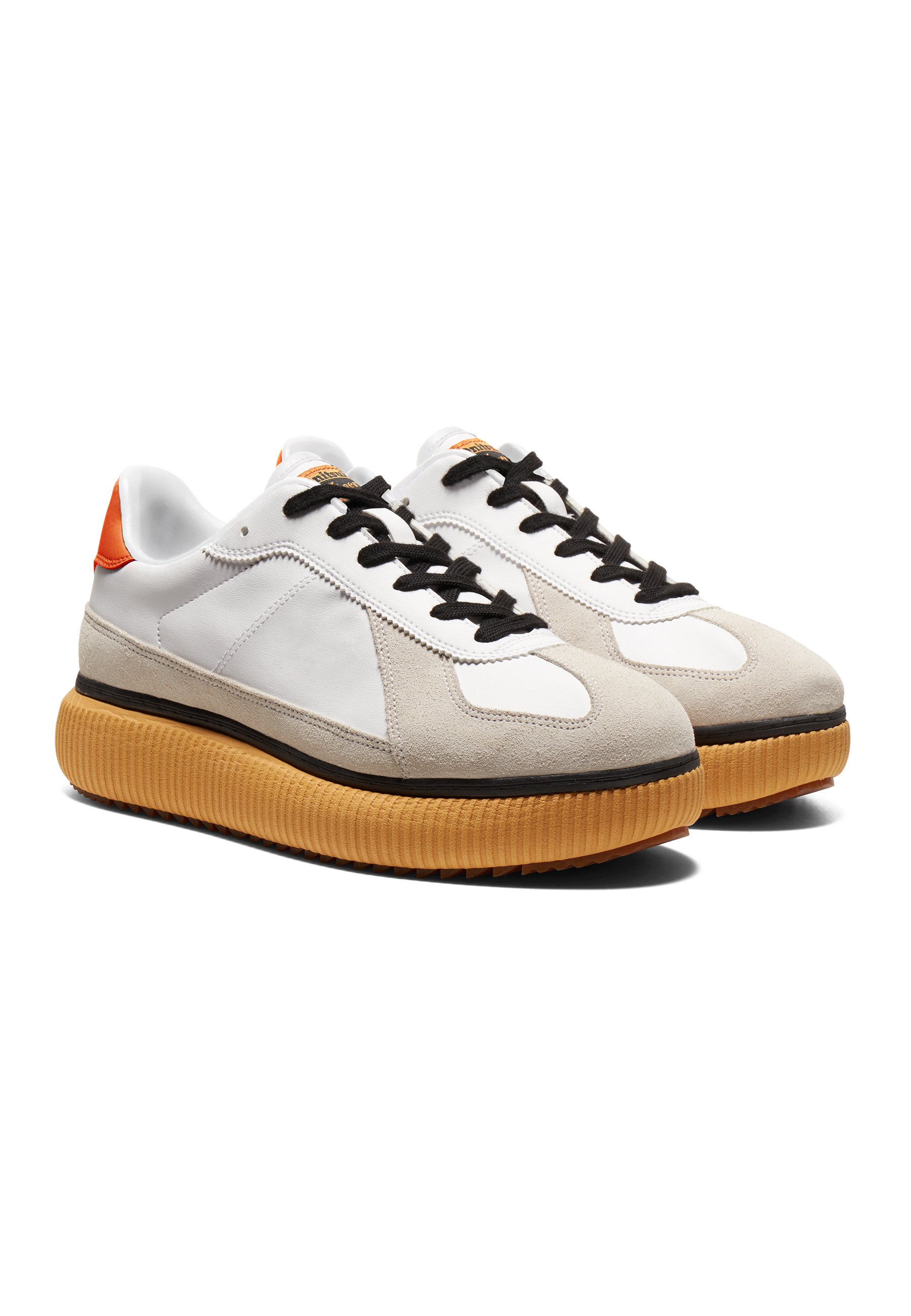 Onitsuka Tiger DELECITY - Sneaker low - white habanero/weiß - Zalando