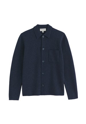 Seasalt Cornwall, SEASALT CORNWALL MEN'S BOCONNOC KNITTED OVERSHIRT - Cardigan - inkwell