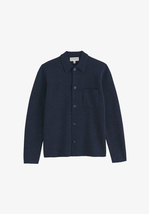 Seasalt Cornwall, SEASALT CORNWALL MEN'S BOCONNOC KNITTED OVERSHIRT - Cardigan - inkwell