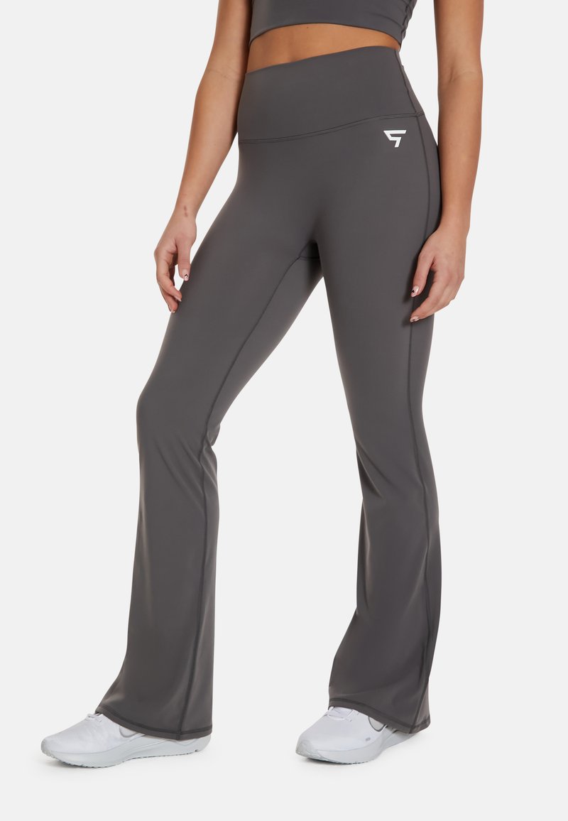 SQUATPROOF BRISK SPORT FLARE  - Pajkice – hlače - dark grey